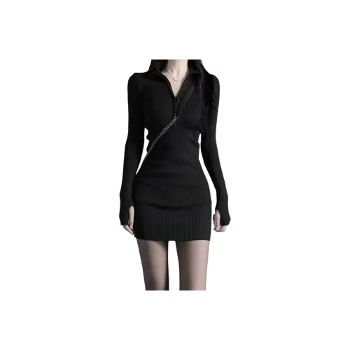 AHRTB Длинное платье с длинными рукавами женское