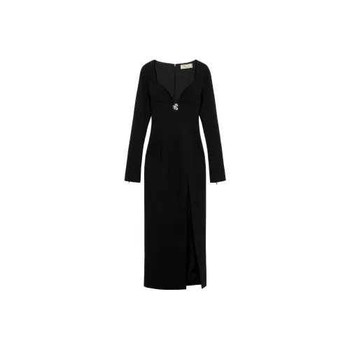 Blumarine Длинное платье с длинными рукавами женское