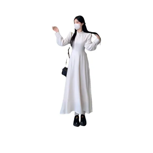 Genius Pooh Женская одежда >> Платье Длинный рукав Женское