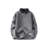 M9905 Light Gray Рубашка с воротником