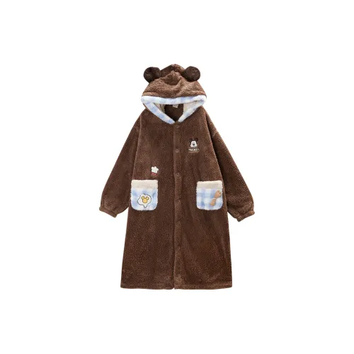 GUKOO x Disney Банные халаты Мужской Шоколад