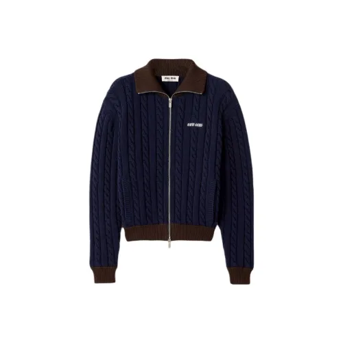 MIU MIU Синий Женский Свитер