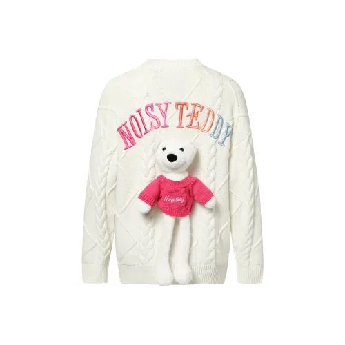 NOISY TEDDY Длинный рукав Свитер Женские