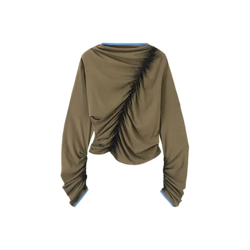 CONP Винтаж Оливково-зеленый Унисекс T-рубашки