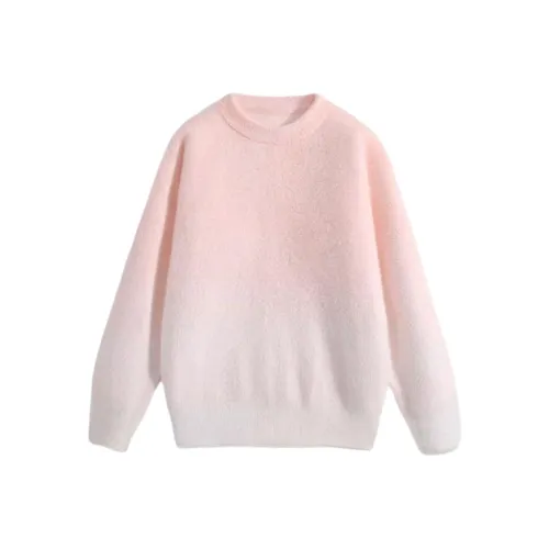 OURUOKE Розовый Женский Трикотаж