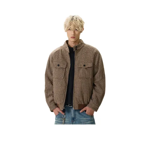 Dme Какао-коричневый унисекс куртки