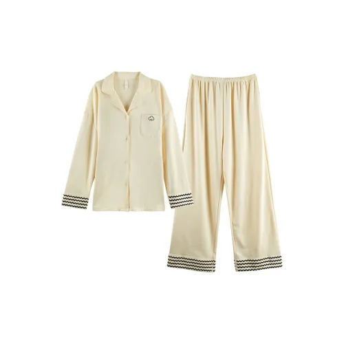 Q'NIANMA Осенний и Зимний Комплект Пижам для Женщин