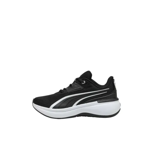 PUMA Soft Ride Low Топ Детские Беговые Кроссовки Черные Подростки
