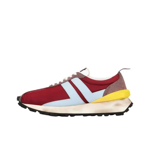 Lanvin Bumpr Low Топ Повседневная обувь Мужская Красная