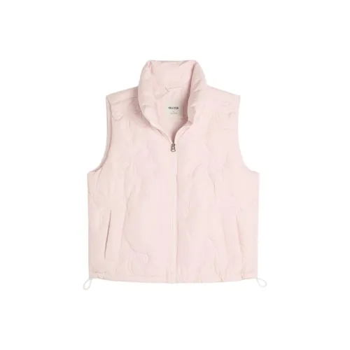 Hollister Pink Women's Down Vest Hollister Розовый Женский Пуховый жилет