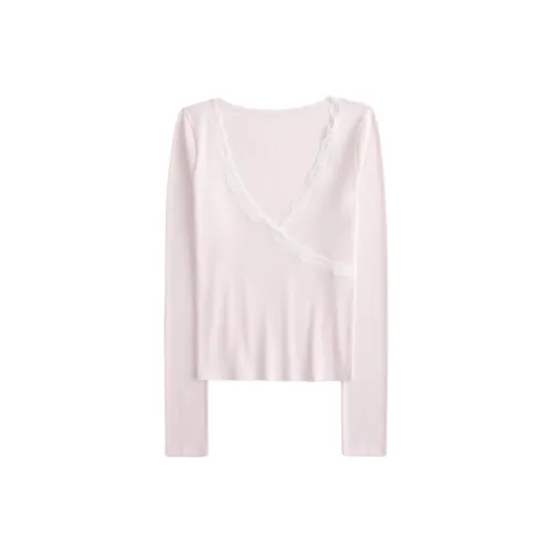 Hollister Розовые Женские T-рубашки