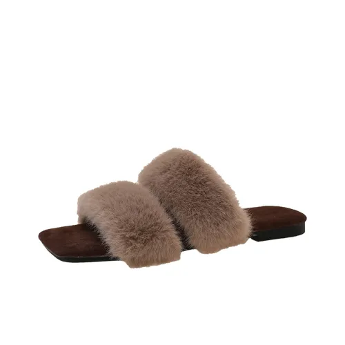 WUJI Резиновая Верхняя одежда Флис Тапочки Женские Женские