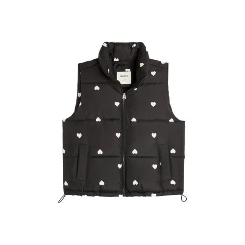 Hollister Черный Женский Пуховый жилет