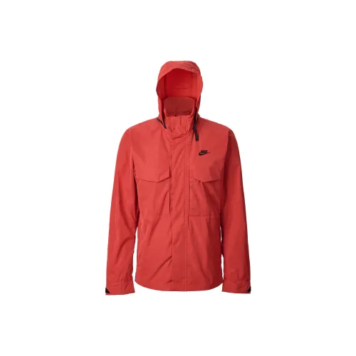 Nike Red Men's Jackets Найк Красный Мужские Куртки