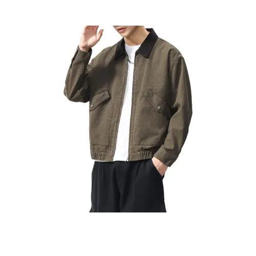 ZENGZHI Куртка Свободный крой Прямой крой Унисекс