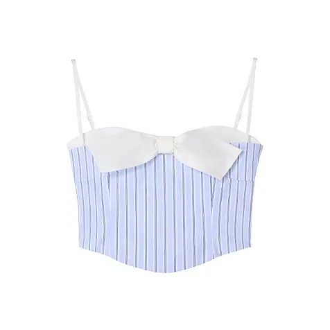 UENA Синий Топ на бретелях В наличии Женские Топы