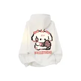 Белый щенок