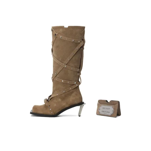 DAPHNE LAB Candy Series Женские сапоги на высоком каблуке до колена