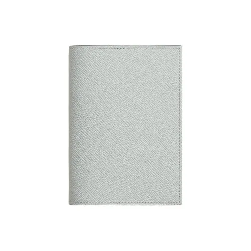 HERMES Simple Epsom Телячья кожа Защитный чехол Женский Платиновый серый