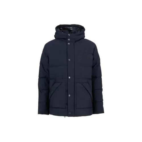 BARBOUR Темно-синий Мужской пуховик