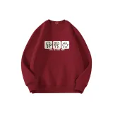 [Heavyweight Spring Fall] Бордовый (Ma Graffiti Square)