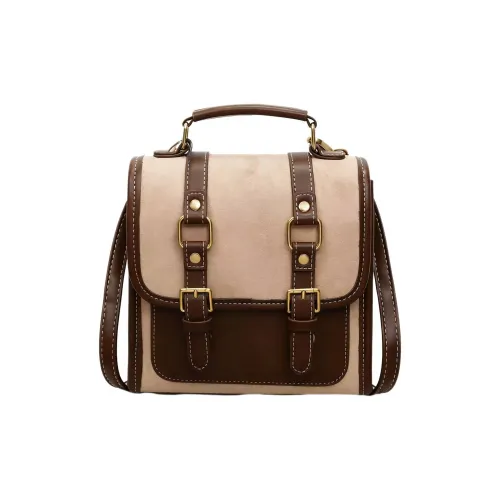 Single Warehouse ПУ (полиуретан) Рюкзак Женские Хаки Черный Кофейный Коричневый