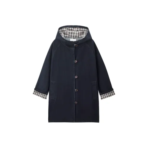 Giordano 64 Оригинальный Джинсовый Тренч для Женщин