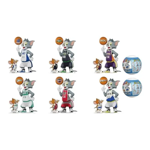 Tide Rising Anime x TOM AND JERRY Tom And Jerry Активный Баскетбол Слепой Яйцо Сборка Сувениры и украшения Мультяшный Игрушка Слепая Коробка