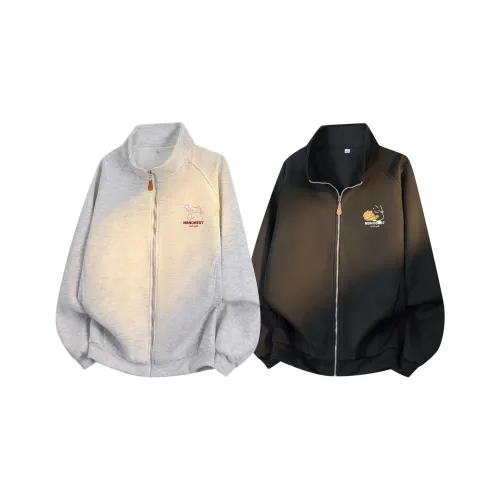 NBNO Серый BB123+Черный BB124 Унисекс Свитшоты