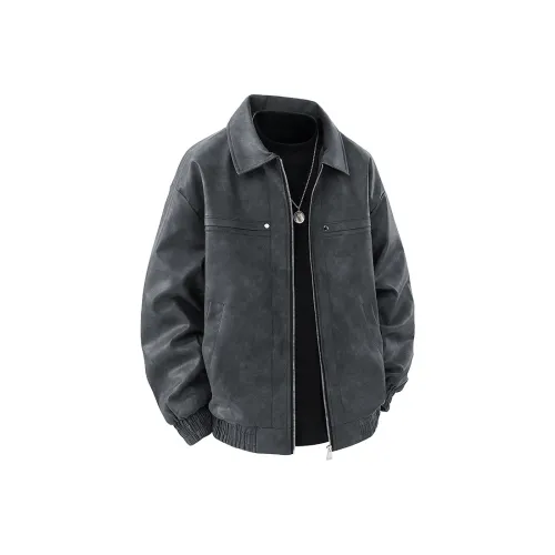 ALPINE PRO Осенний ALPINE PRO Кожа Куртка Мужская