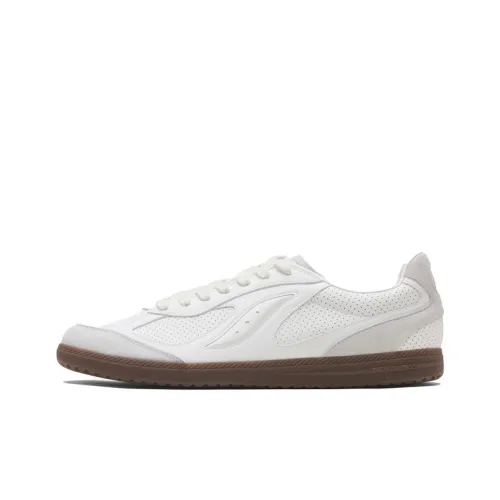 ANTA SNEAKERVERSE Slip-resistant Abrasion-resistant Low-top Skateboard Shoes Women's Papyrus White ANTA SNEAKERVERSE Противоскользящие Износостойкие Низкие Кеды для скейтбординга Женские Папирус Белый