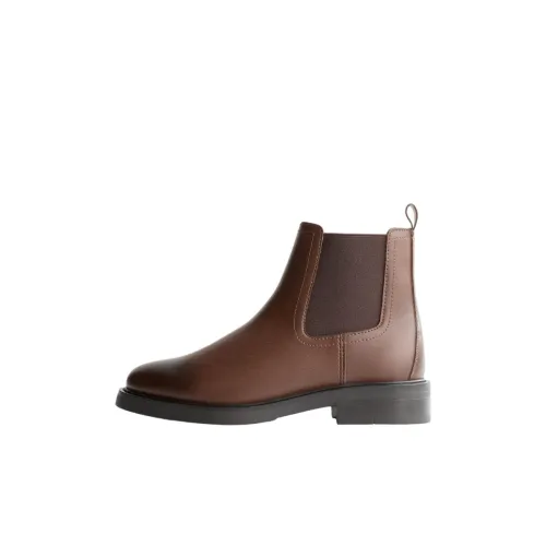 ZARA Детские ботинки Коричневый Kids