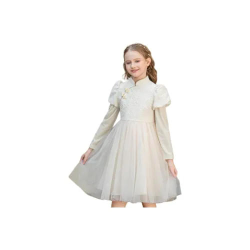 IVY HOUSE;IH Кремовый Белый Унисекс Платья