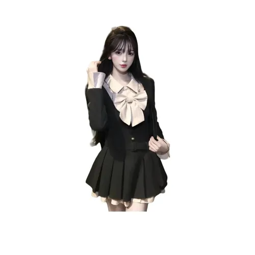 OURUOKE Длинное платье с длинными рукавами женское