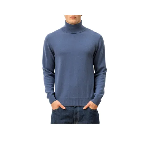 ALLUDE Синий Мужской Кашемировые Свитера