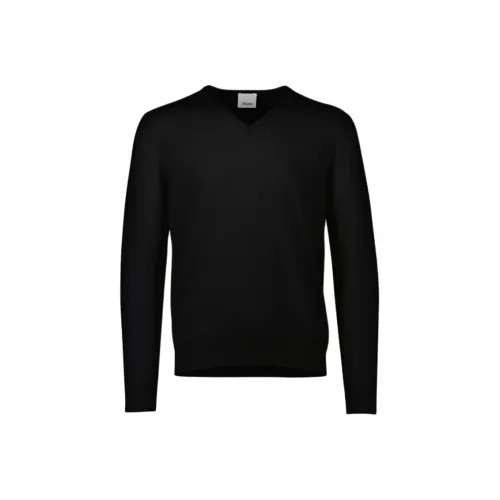 ALLUDE Черные Мужские Кашемировые Свитера