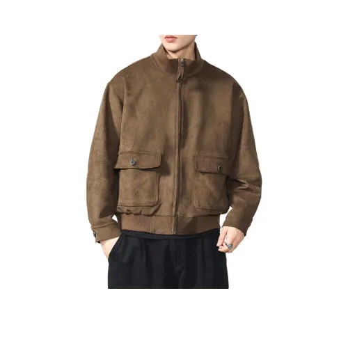 ZENGZHI Куртка Свободный крой Прямой крой Унисекс