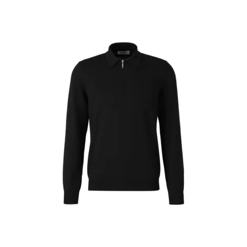 Gran Sasso Мужская черная поло