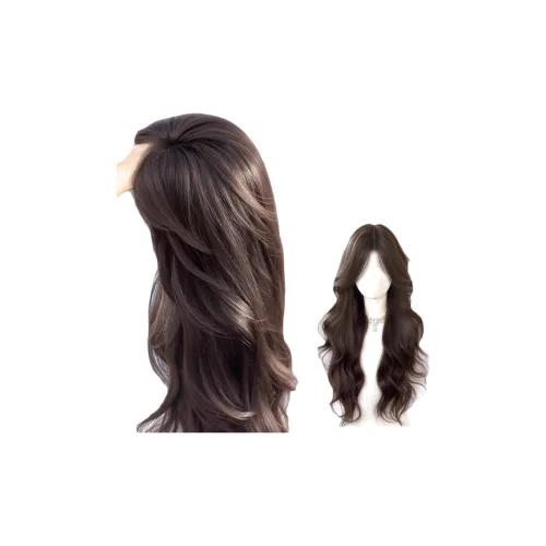 QIYEXUE Нет Wear Волосы Net Oxygen Средний Волна Женские Перука Высокая Температура Пряжа