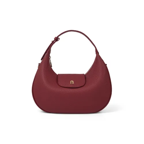 LA FESTIN Сумка через плечо из крупнозернистой текстуры кожа коровы сумка-бродяга полумесяц средний размер женская