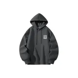 [Heavyweight Fleece-Lined] Темно-серый (Heartbeat Label Логотип на груди)