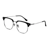 Стиль Позиционирование B[Улучшенный Титан Материал]-Черная Серебряная Оправа