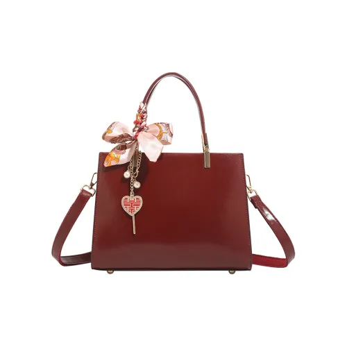 SMILE FOCUS Microfiber Synthetic Leather One Shoulder Bag Standard Women's Burgundy SMILE FOCUS Микрофибра Синтетическая Кожа Одно Плечо Сумка Стандартная Женская Бордовая