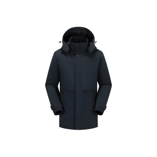 FORHUG Темно-синий Унисекс Пуховики