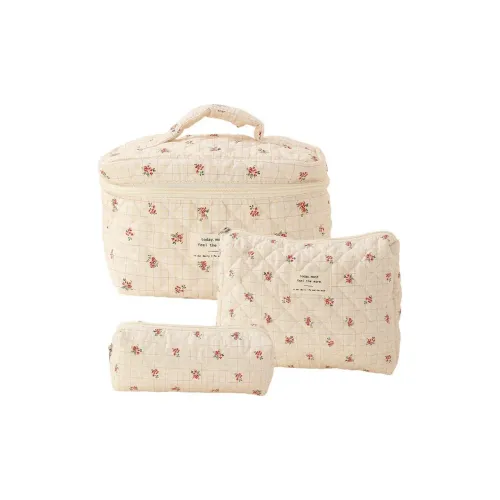 WNNIDEO Набор из 3 шт Милые Узоры Косметички Пылезащитные Портативные для Хранения