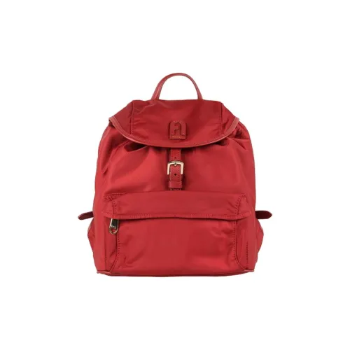 Furla Нейлон с кожаными вставками рюкзак унисекс красный