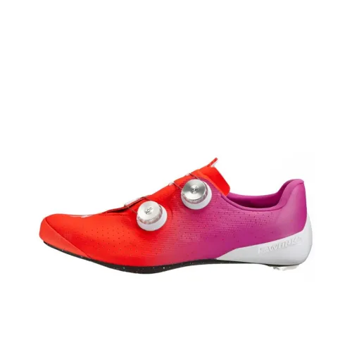 SPECIALIZED S Works Low Топ Велосипедные кроссовки Мужской Красный Фиолетовый