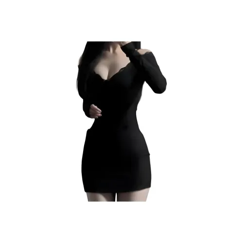 AHRTB Длинное платье с длинными рукавами женское