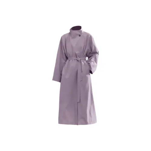 GRAYISMOON Фиолетовый Женская Тренч