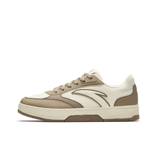 ANTA SUPERSTORE Скейтборд Кроссовки Низкие Светло-Бежевый Белый Dried Древесный Цвет Мужские